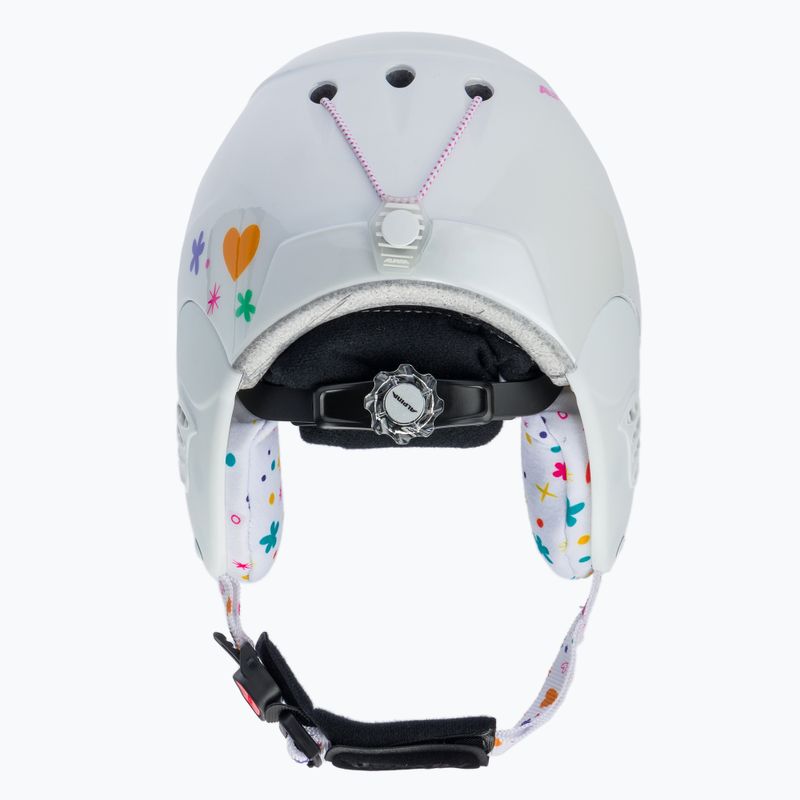 Căști de schi pentru copii Alpina Carat white/deco 3
