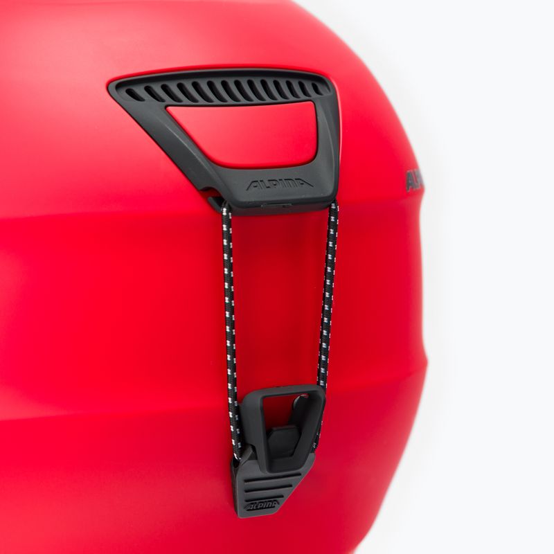 Cască de schi Alpina Grand red matt 7