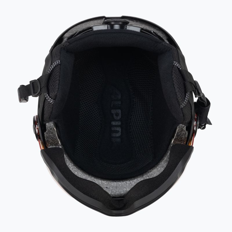 Cască de schi Alpina Arber Visor Q Lite black matte 5