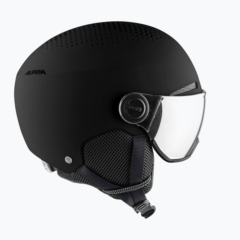 Cască de schi Alpina Arber Visor Q Lite black matte 11