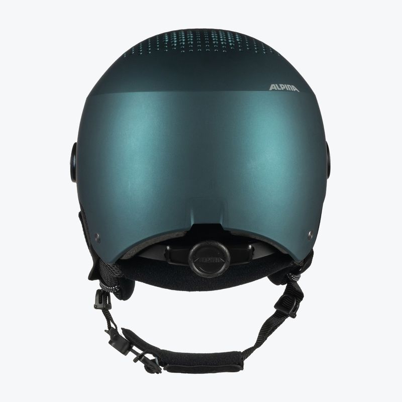 Cască de schi Alpina Arber Visor Q Lite petrol/green matt 3