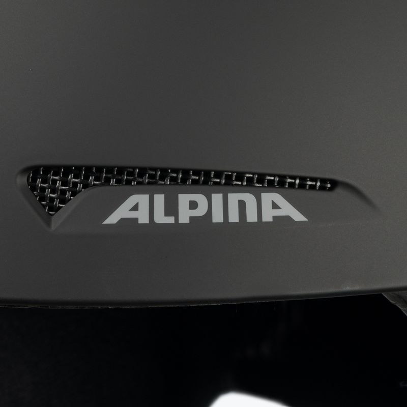 Căști de schi pentru copii Alpina Zupo black matte 8