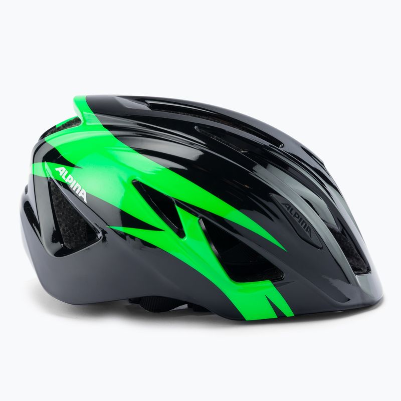 Cască de bicicletă pentru copii Alpina Pico black/green gloss 3