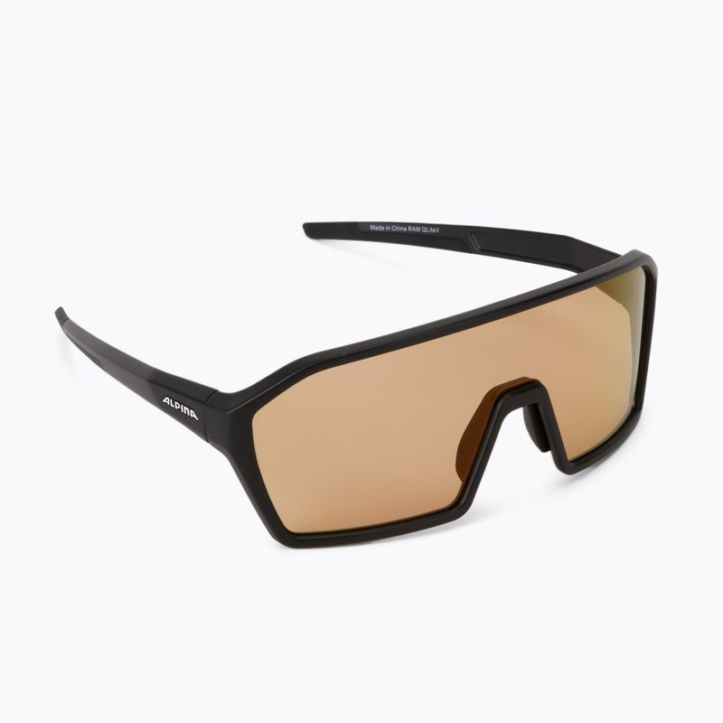 Ochelari de protecție pentru bicicletă Alpina Ram Q-Lite V black  matt/red mirror