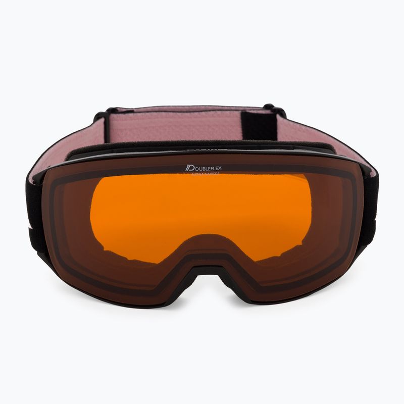 Ochelari de schi Alpina Nakiska black/rose matt/orange 2