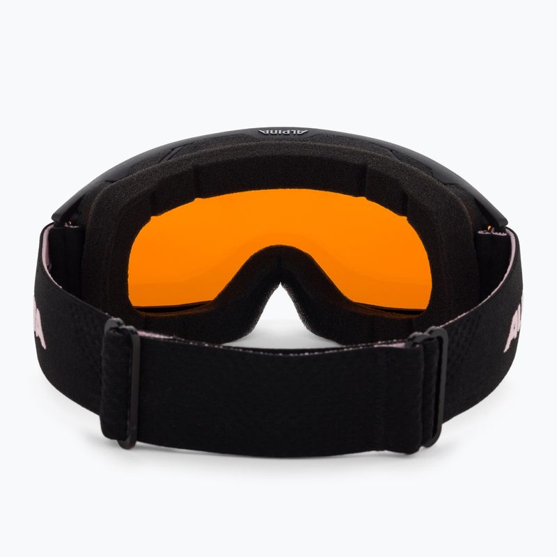 Ochelari de schi Alpina Nakiska black/rose matt/orange 3