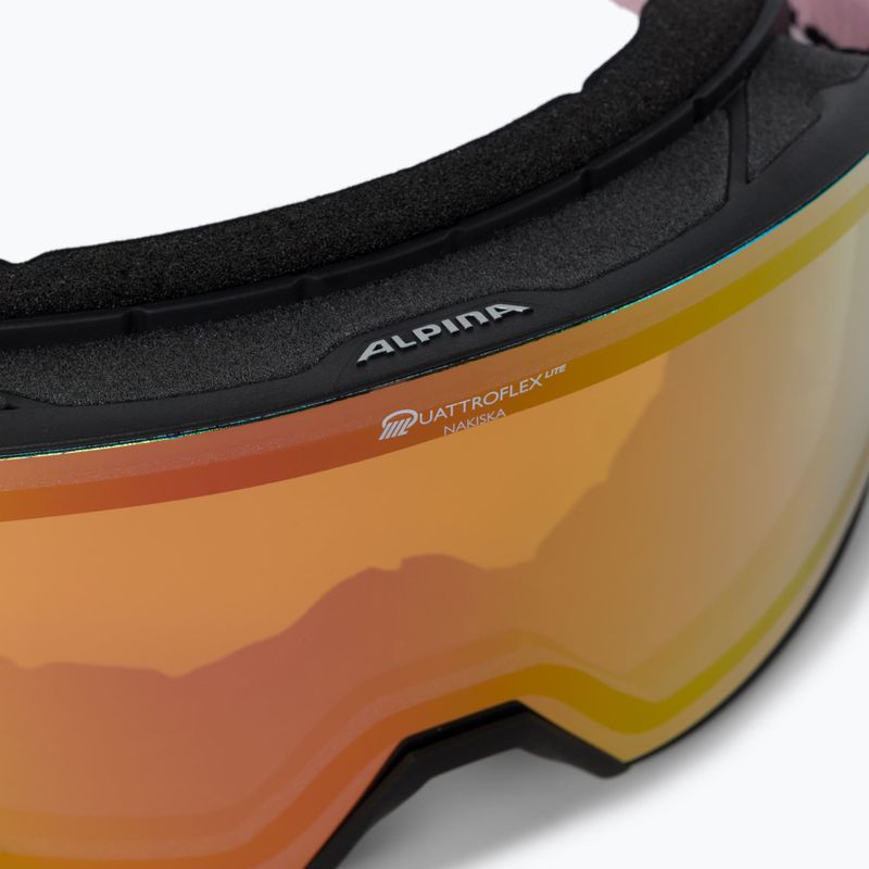 Ochelari de schi Alpina Nakiska Q-Lite black/rose matt/pink 5