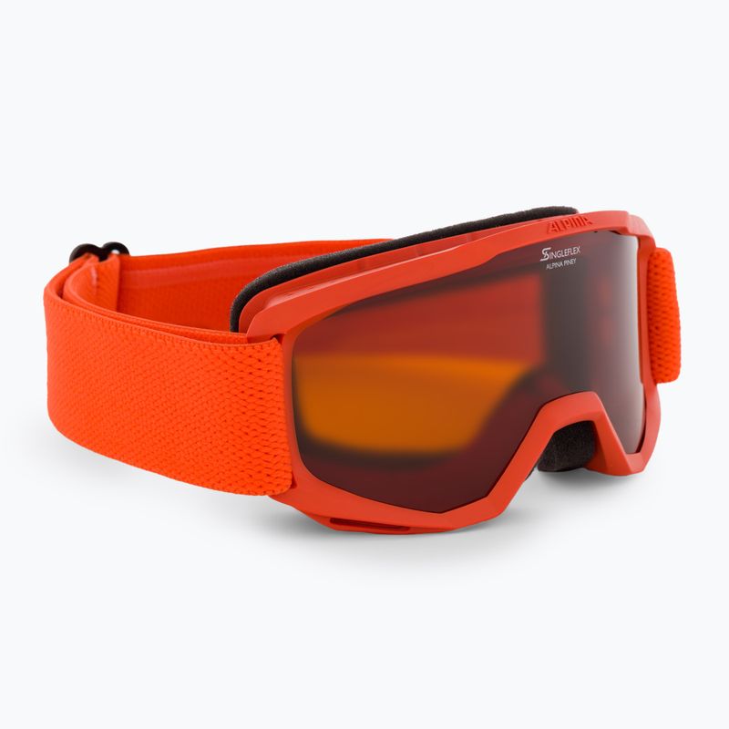 Ochelari de schi pentru copii Alpina Piney pumpkin matt/orange