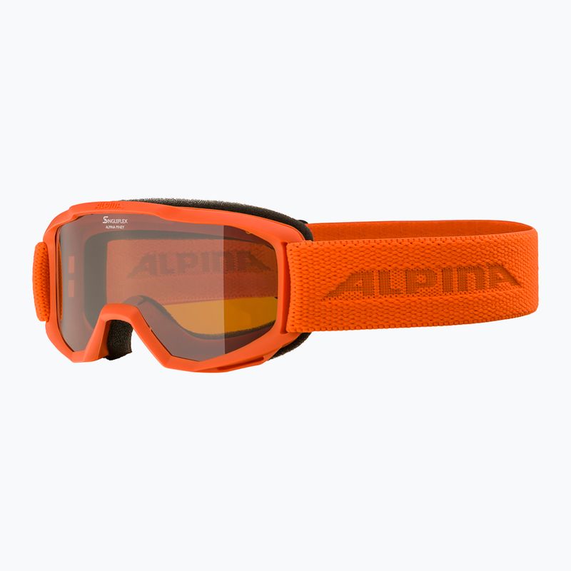 Ochelari de schi pentru copii Alpina Piney pumpkin matt/orange 6