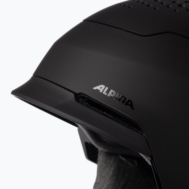 Cască de schi Alpina Gems black matte 6