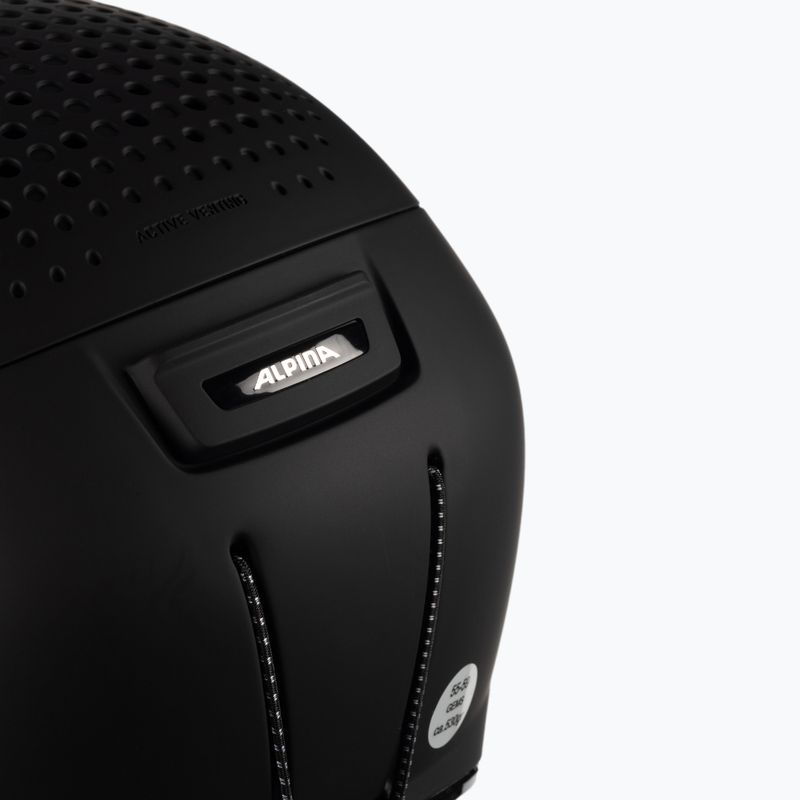 Cască de schi Alpina Gems black matte 7