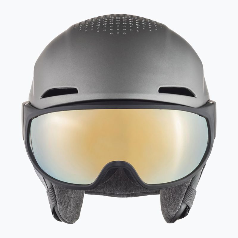 Cască de schi Alpina Alto QV gunmetal matt 12