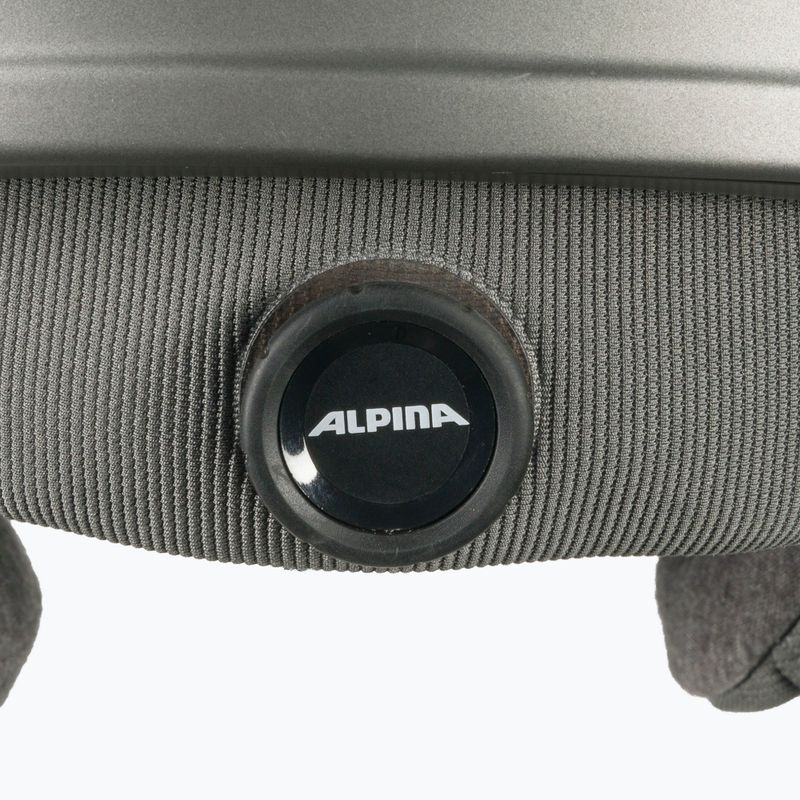 Cască de schi Alpina Alto QV gunmetal matt 6