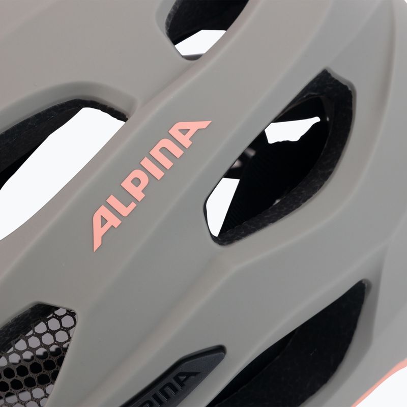 Cască de bicicletă Alpina Carapax 2.0 moon grey peach matt 7