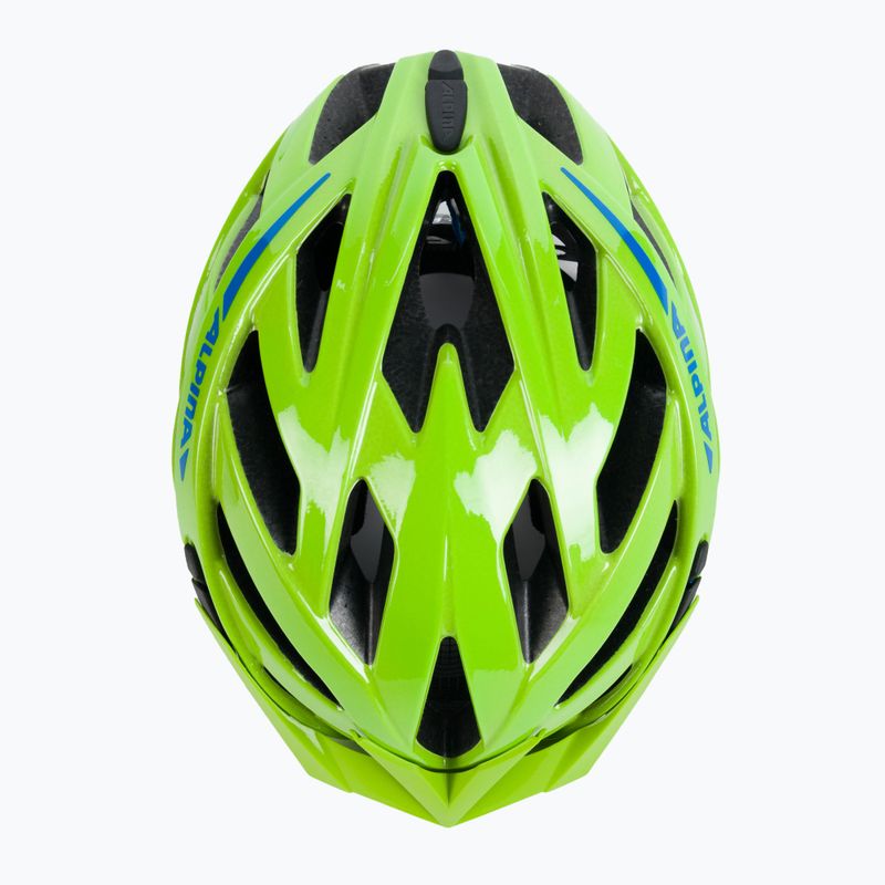 Cască de bicicletă Alpina Panoma 2.0 green/blue gloss 6