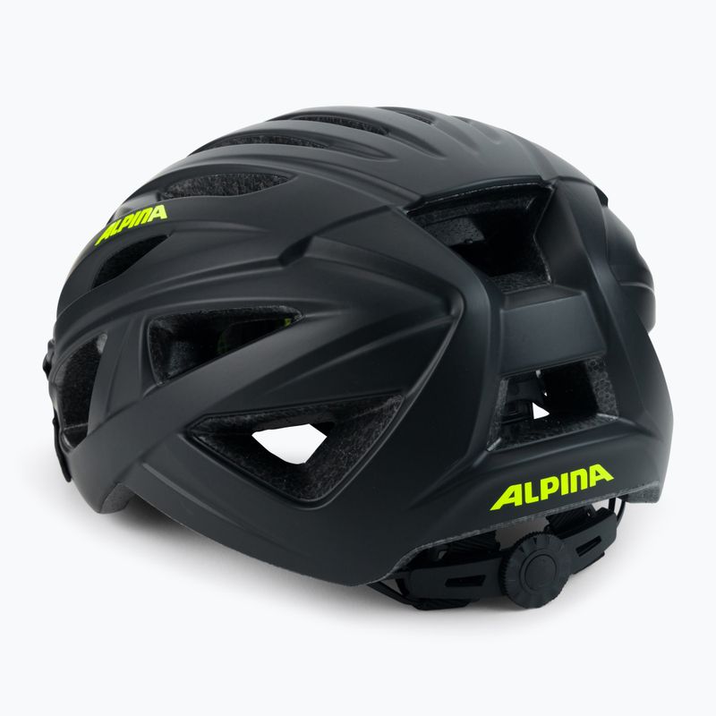 Cască de bicicletă Alpina Parana black neon/yellow matte 4