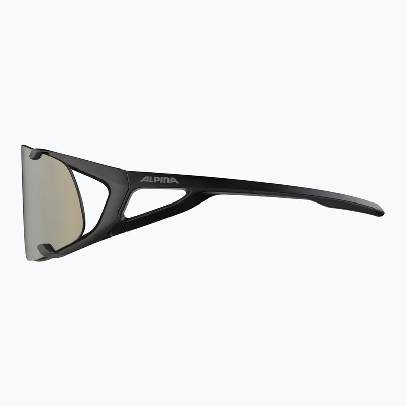 Ochelari de soare Alpina Hawkeye Q-Lite black matt/silver mirror 5
