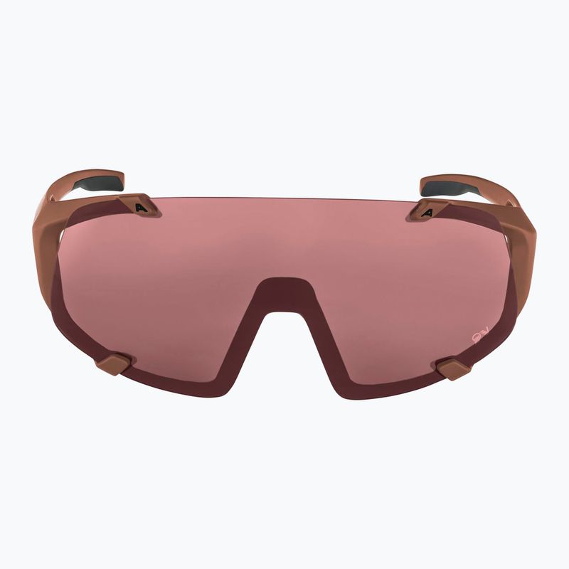 Ochelari de soare Alpina Hawkeye Q-Lite brick matt/black red mirror 2