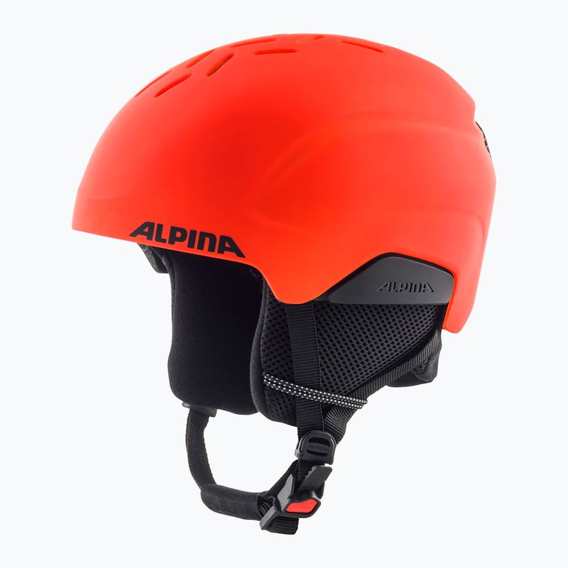 Căști de schi pentru copii Alpina Pizi neon/orange matt 9