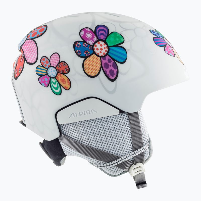 Căști de schi pentru copii Alpina Pizi patchwork/flower matt 11