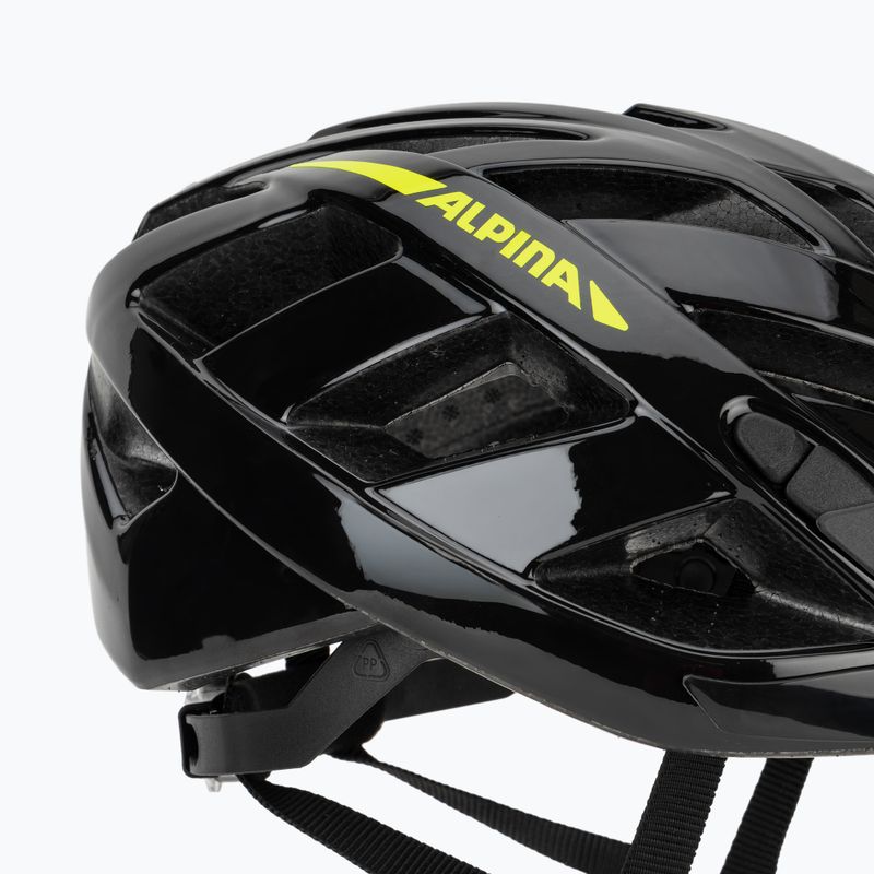 Cască de ciclism Alpina Panoma 2.0 black/neon yellow gloss 7