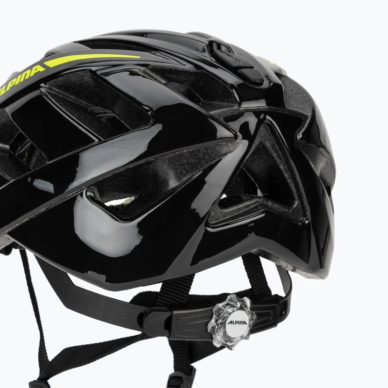 Cască de ciclism Alpina Panoma 2.0 black/neon yellow gloss 8