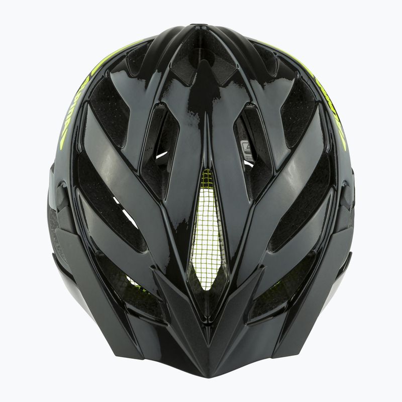Cască de bicicletă Alpina Panoma 2.0 black/neon yellow gloss 4