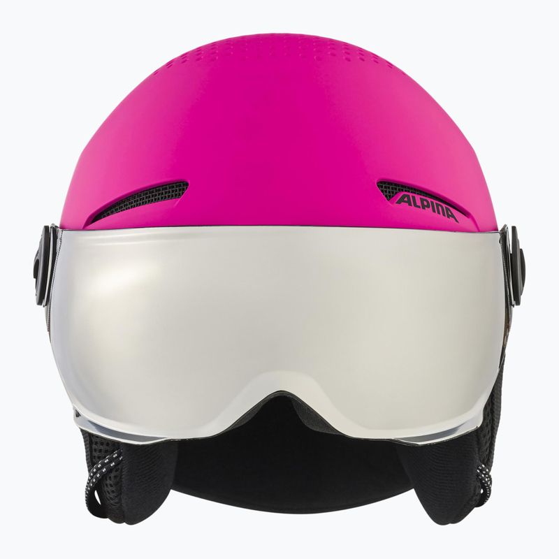 Cască de schi pentru copii  Alpina Zupo Visor Q-Lite pink matt 2