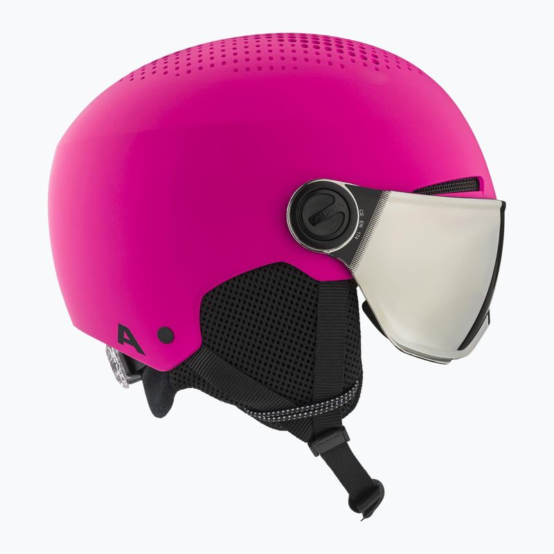 Cască de schi pentru copii  Alpina Zupo Visor Q-Lite pink matt 4