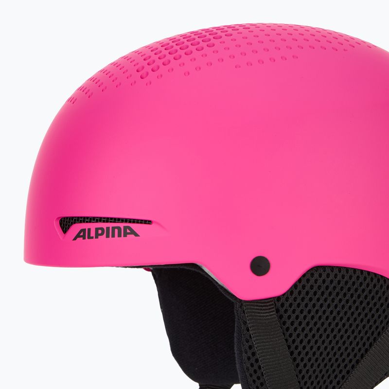 Cască de schi pentru copii Alpina Zupo pink matt 7