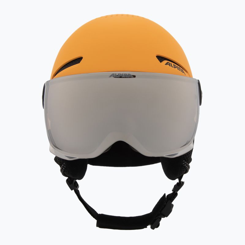 Cască de schi pentru copii  Alpina Zupo Visor Q-Lite burned/ yellow matt 2