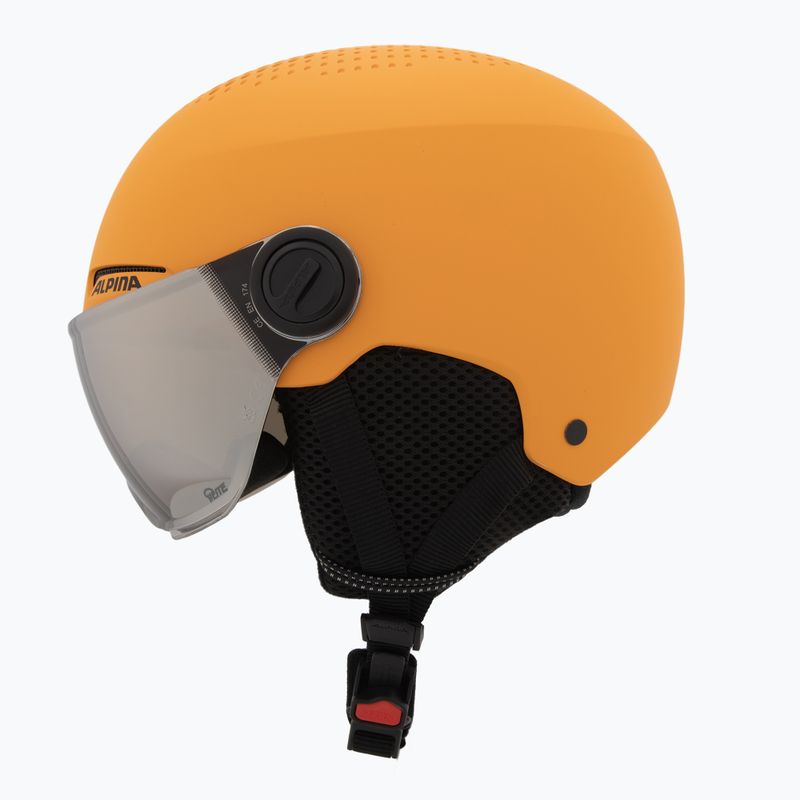 Cască de schi pentru copii  Alpina Zupo Visor Q-Lite burned/ yellow matt 3