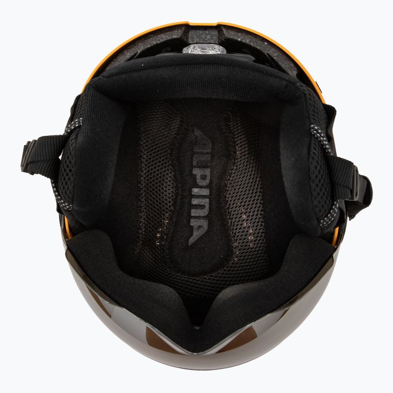Cască de schi pentru copii  Alpina Zupo Visor Q-Lite burned/ yellow matt 5