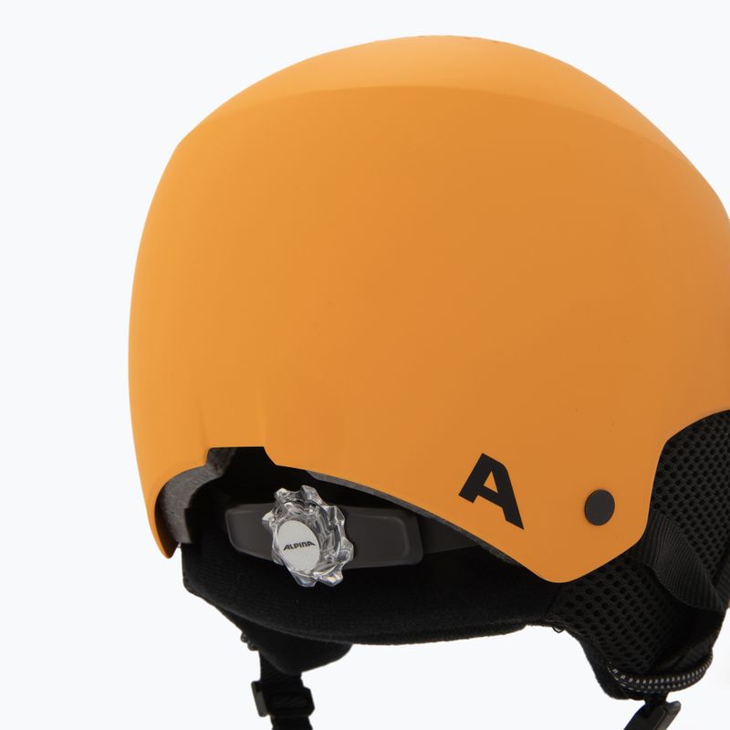 Cască de schi pentru copii  Alpina Zupo Visor Q-Lite burned/ yellow matt 7