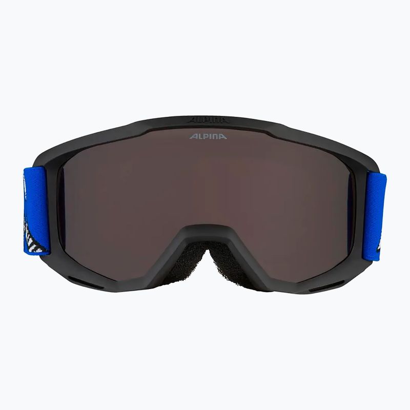 Ochelari de schi pentru copii Alpina Piney black/ blue matt/ orange 6