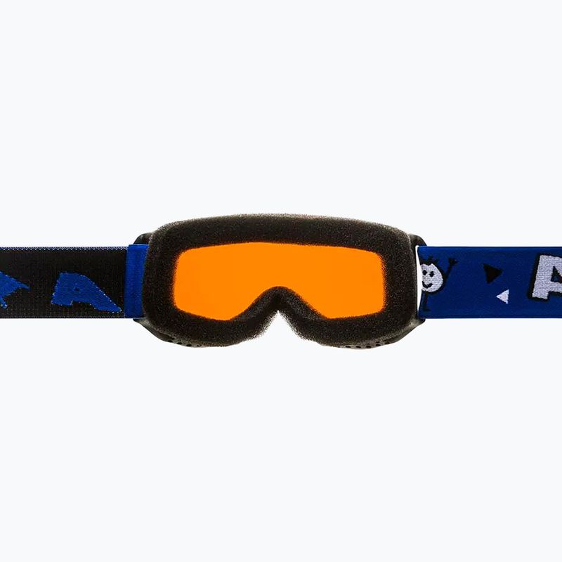 Ochelari de schi pentru copii Alpina Piney black/ blue matt/ orange 7