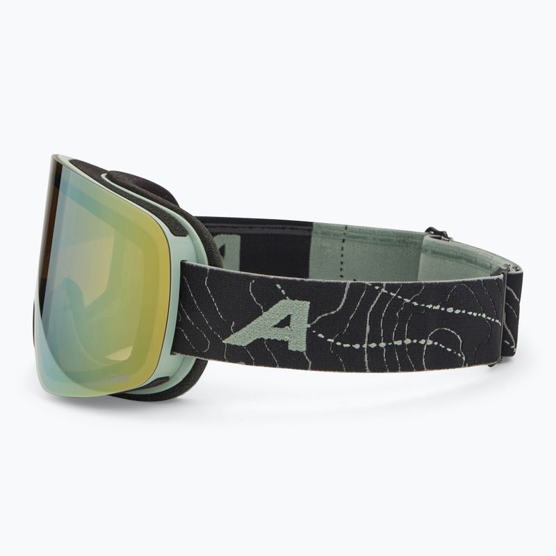 Ochelari de schi Alpina Penken Q-Lite willow/ green matt/ gold 4
