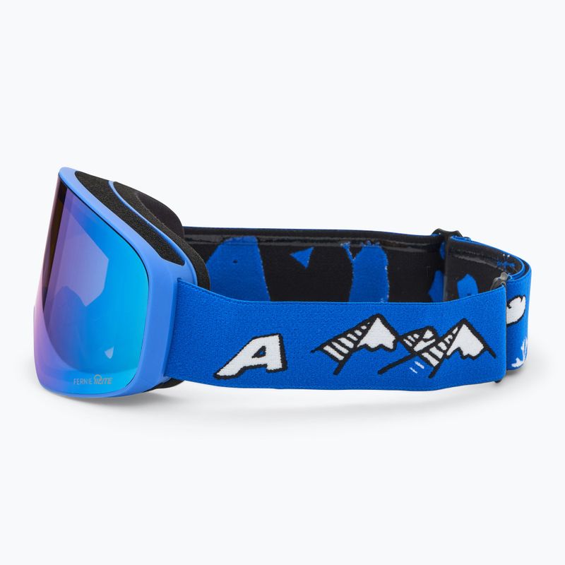 Ochelari de schi pentru copii Alpina Fernie Q-Lite royal/ blue matt/ blue