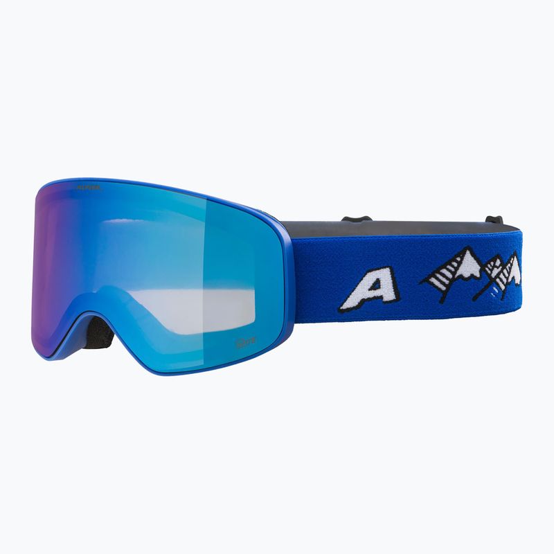 Ochelari de schi pentru copii Alpina Fernie Q-Lite royal/ blue matt/ blue