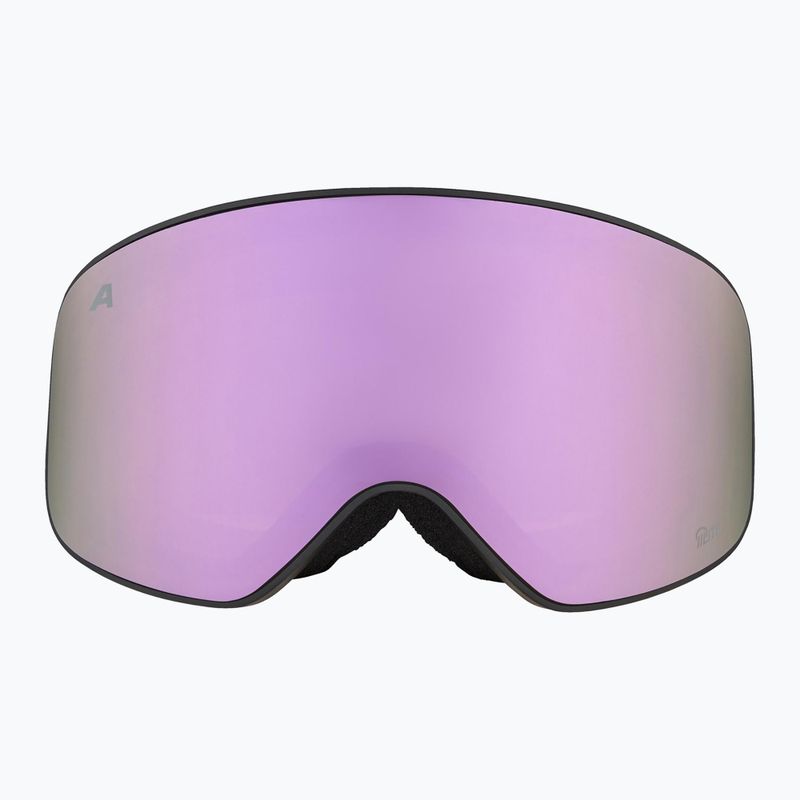 Ochelari de schi pentru copii Alpina Fernie Q-Lite black/ lila/ leo matt/ rose