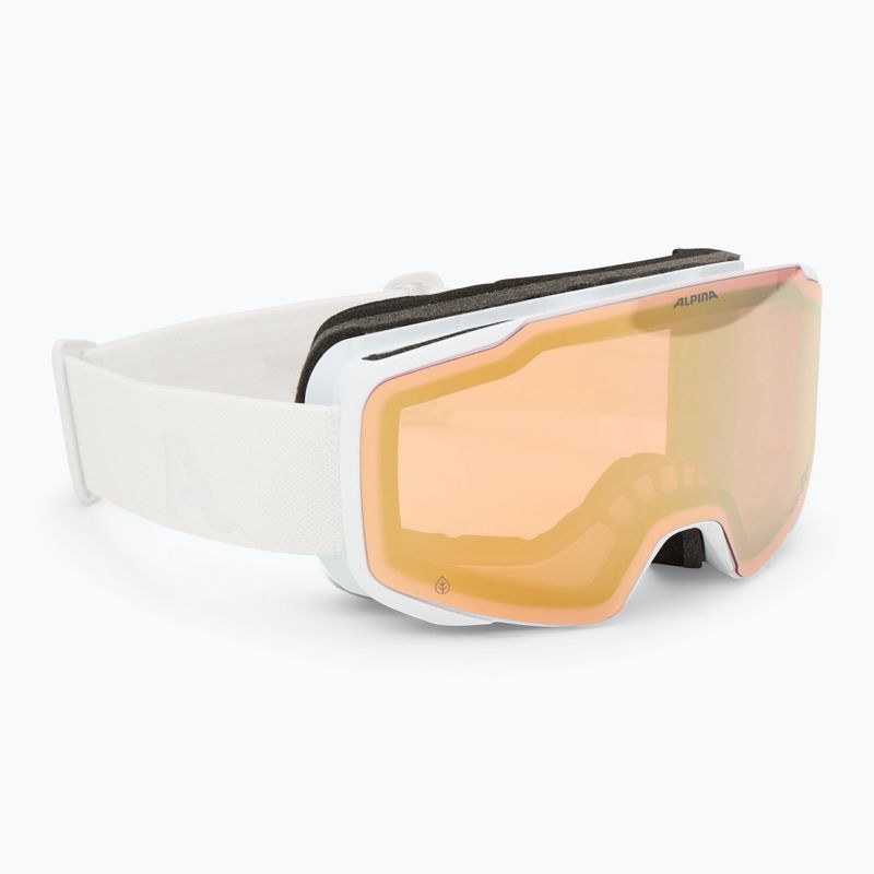 Ochelari de schi Alpina Taos QV white matt/ gold