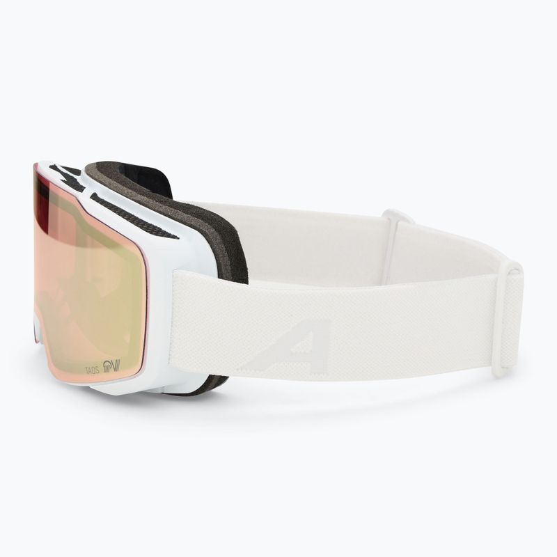 Ochelari de schi Alpina Taos QV white matt/ gold 4