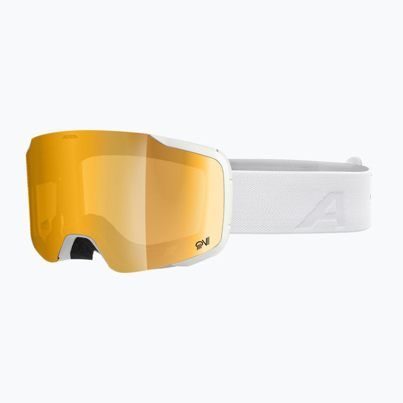 Ochelari de schi Alpina Taos QV white matt/ gold 5