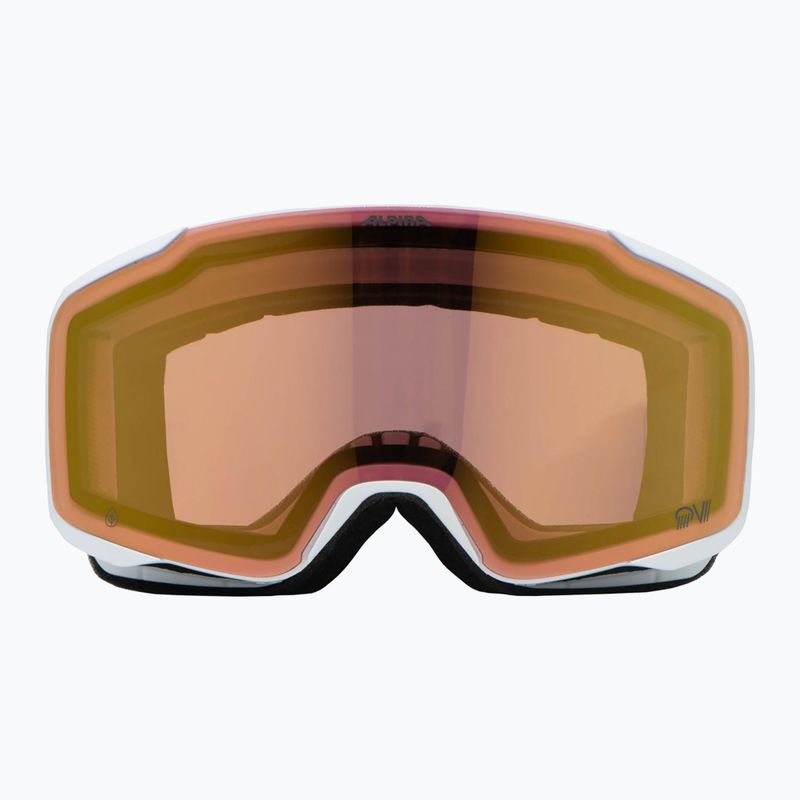 Ochelari de schi Alpina Taos QV white matt/ gold 6