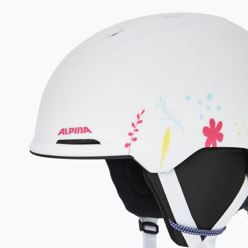 Cască de schi pentru copii  Alpina Brix white/ graphic matt 7