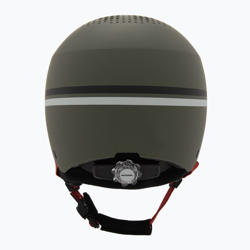 Cască de schi pentru copii  Alpina Zupo Visor Q-Lite olive/ red matt 4