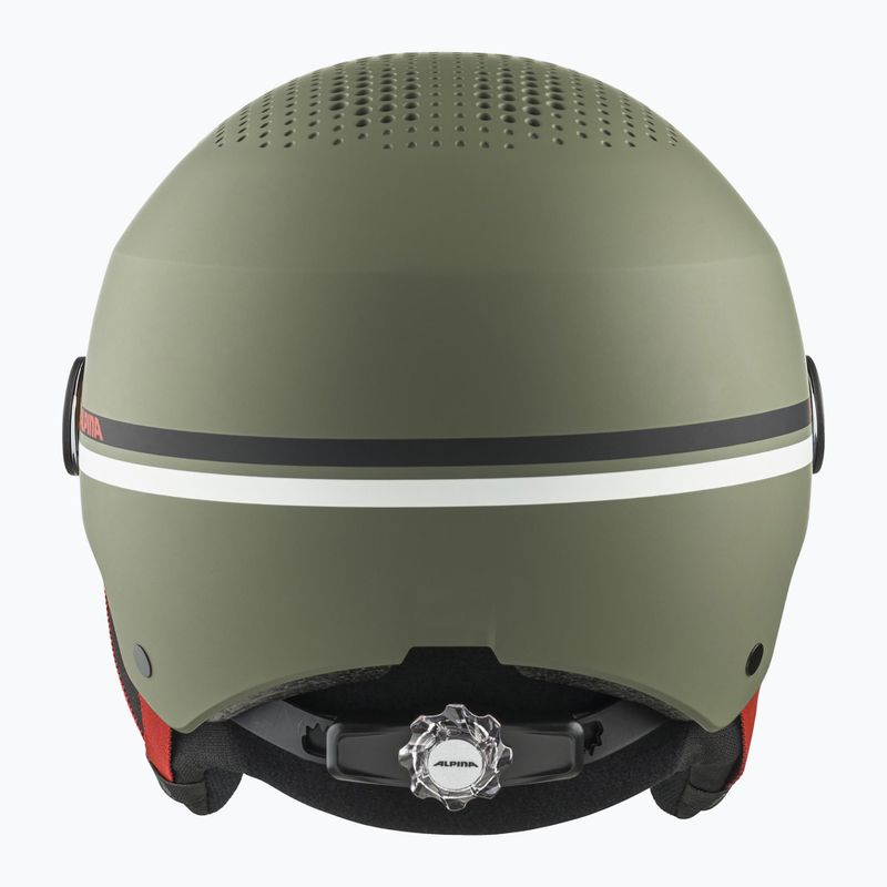 Cască de schi pentru copii  Alpina Zupo Visor Q-Lite olive/ red matt 4