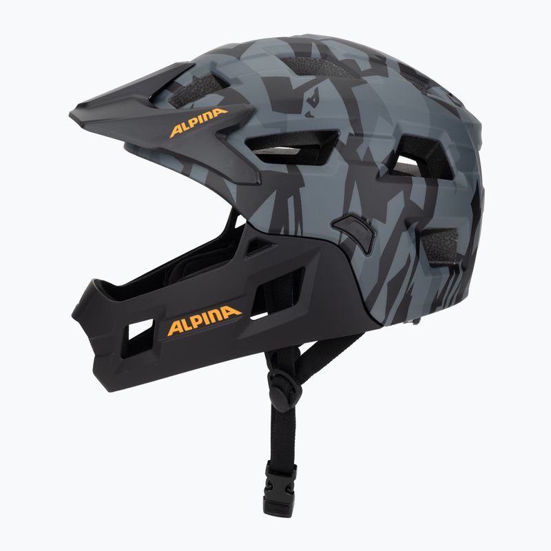 Cască de bicicletă pentru copii Alpina Rupi black camo/orange matt 3