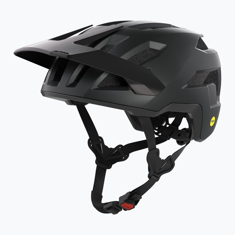Cască de bicicletă Alpina Taunus MIPS black matte