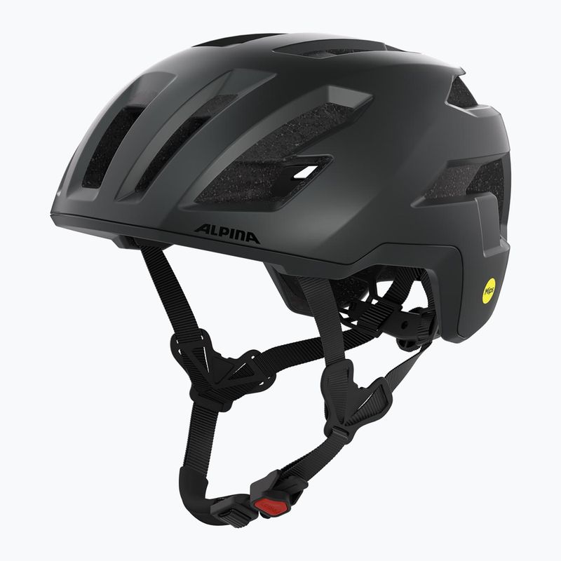 Cască de bicicletă Alpina Taunus Gravel MIPS black matte
